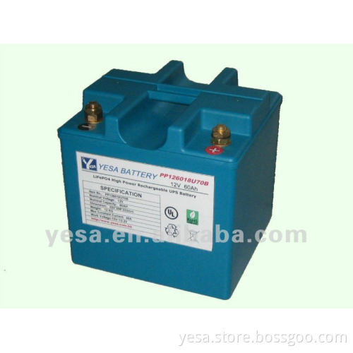 Lithium Iron Phosphate Battery Pack for UPS 12V/60AH 24V/30AH